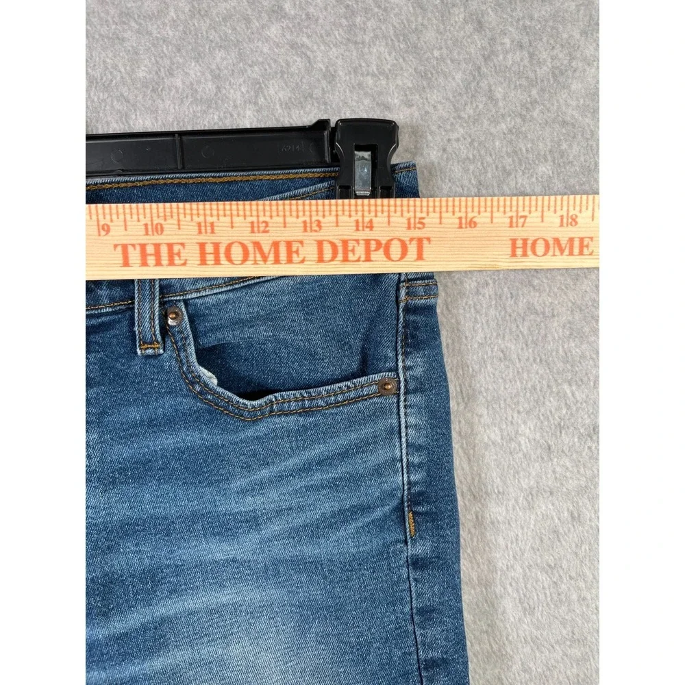 Signature Levi Strauss Jeans Mens 28x30‎ Blue Denim Stretch Slim Straight Leg